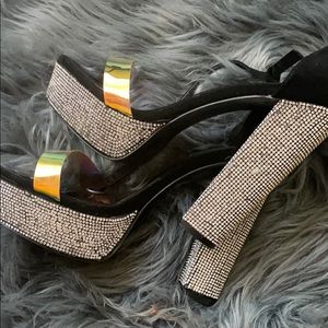 Never worn diamond heels